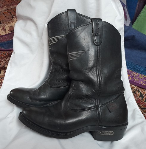 Vintage black harley - black, harley-davidson