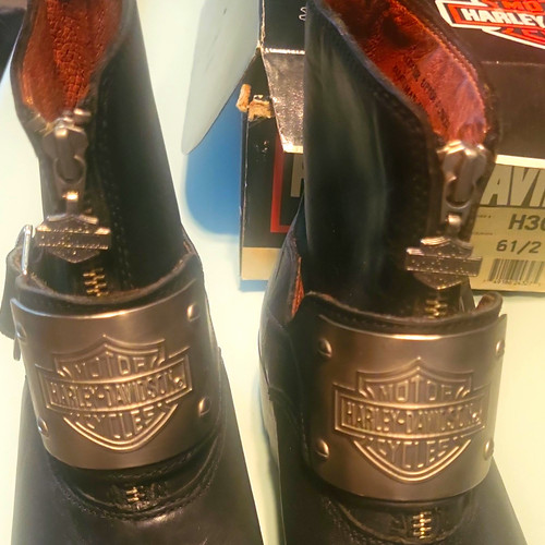 Harley davidson black leather - harley-davidson,