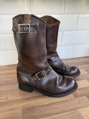 Harley davidson vintage brown - harley,