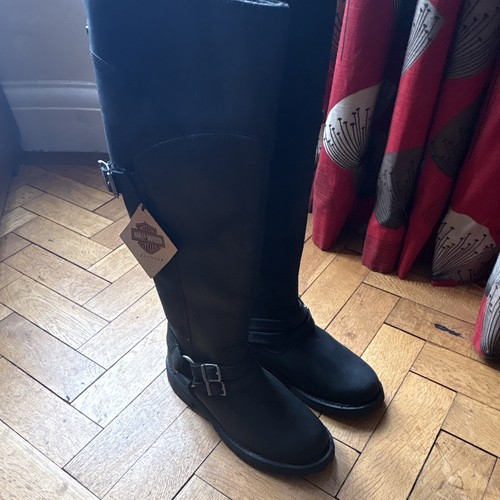 Bnwt black leather ladies - leather,