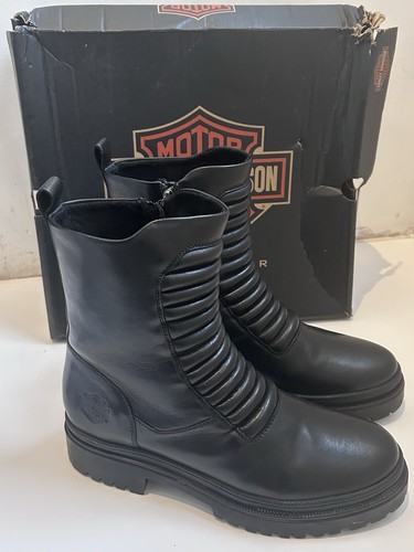 Harley davidson black leather - harley,