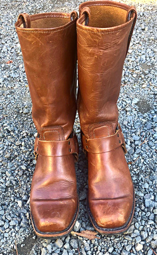 Frye brown leather harness - frye,