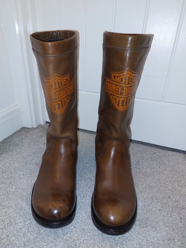 Harley davidson brown leather - brown,