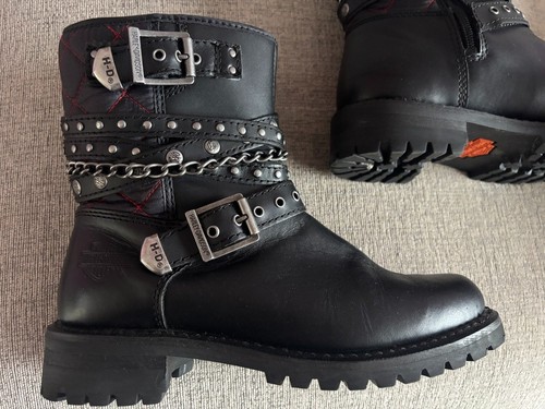 Ladies harley davidson - harley, leather