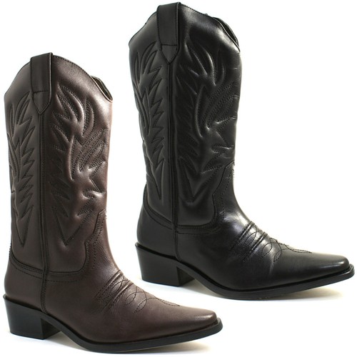 Mens cowboy boots - mens, leather