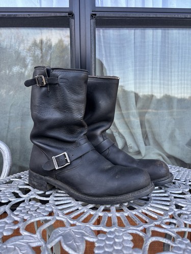 Vintage black harley davidson - vintage,